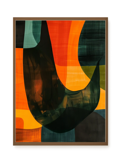 Spatial Convergence Canvas Wall Art