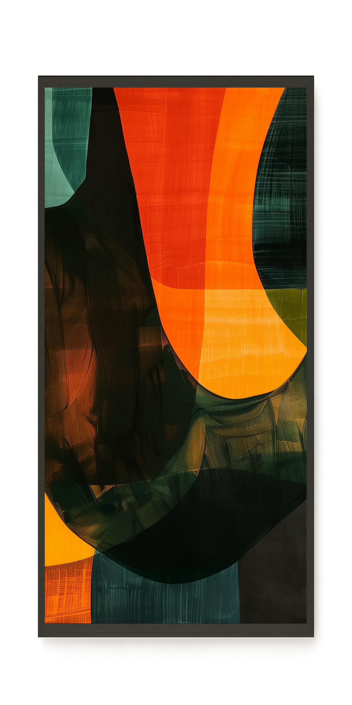 Spatial Convergence Canvas Wall Art