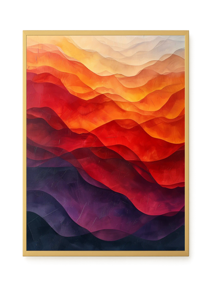 Shifting Spectrum Canvas Wall Art