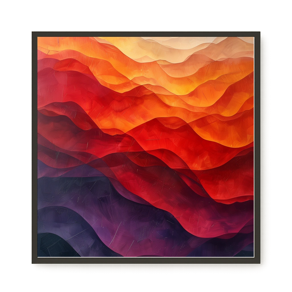 Shifting Spectrum Canvas Wall Art