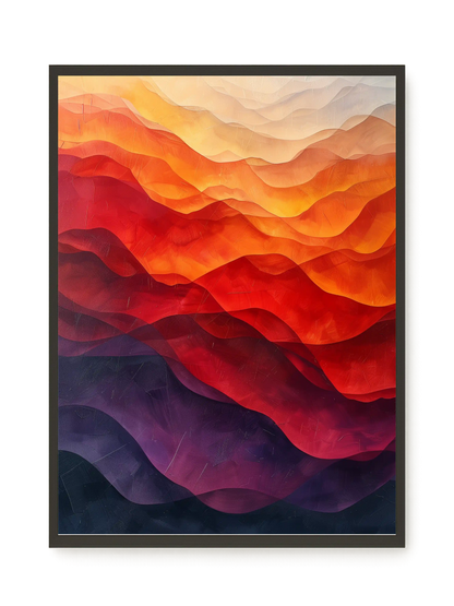Shifting Spectrum Canvas Wall Art