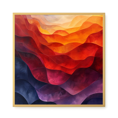 Luminous Layers Canvas Print