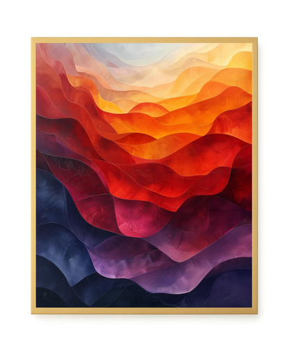 Luminous Layers Canvas Print