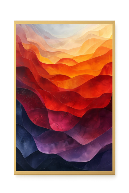 Luminous Layers Canvas Print