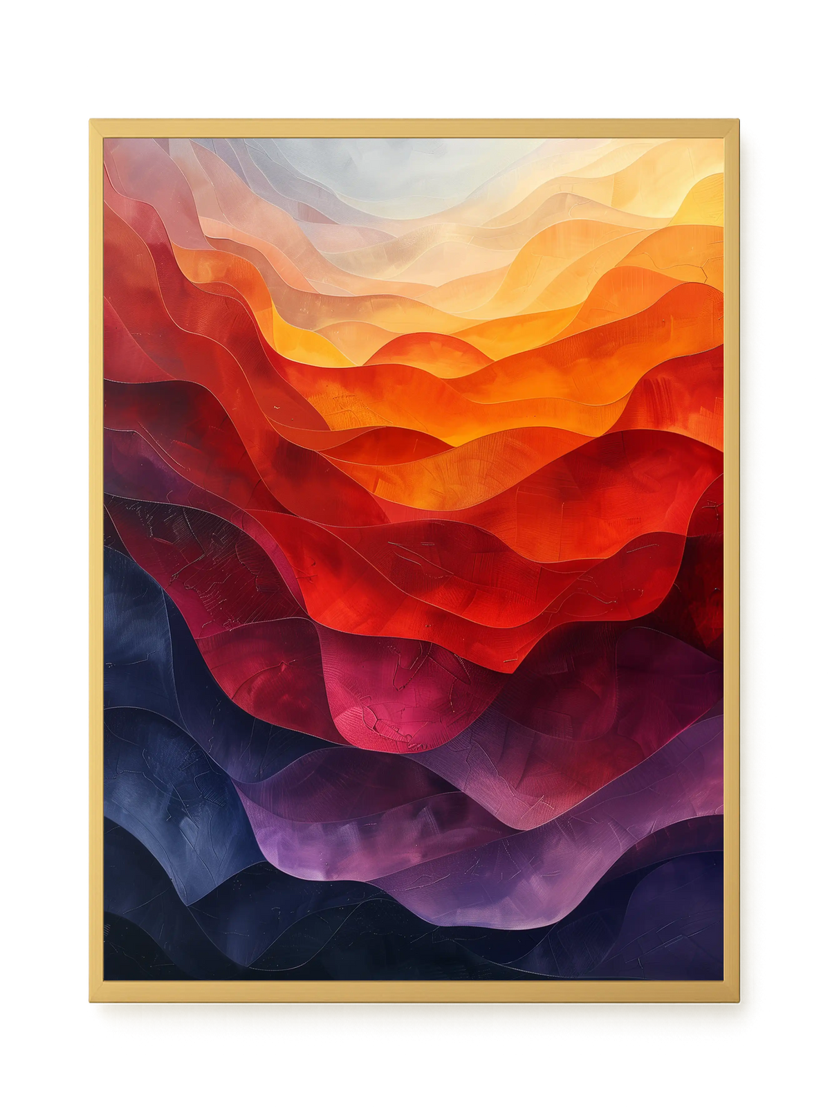 Luminous Layers Canvas Print