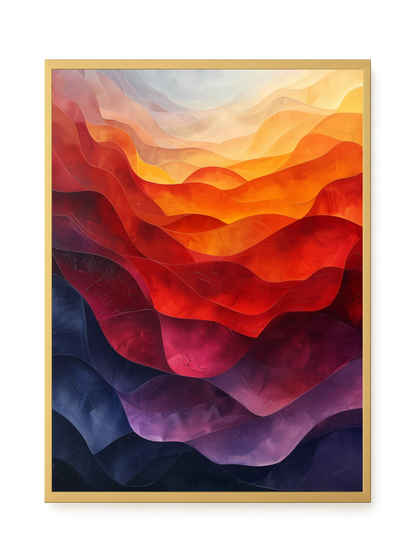 Luminous Layers Canvas Print
