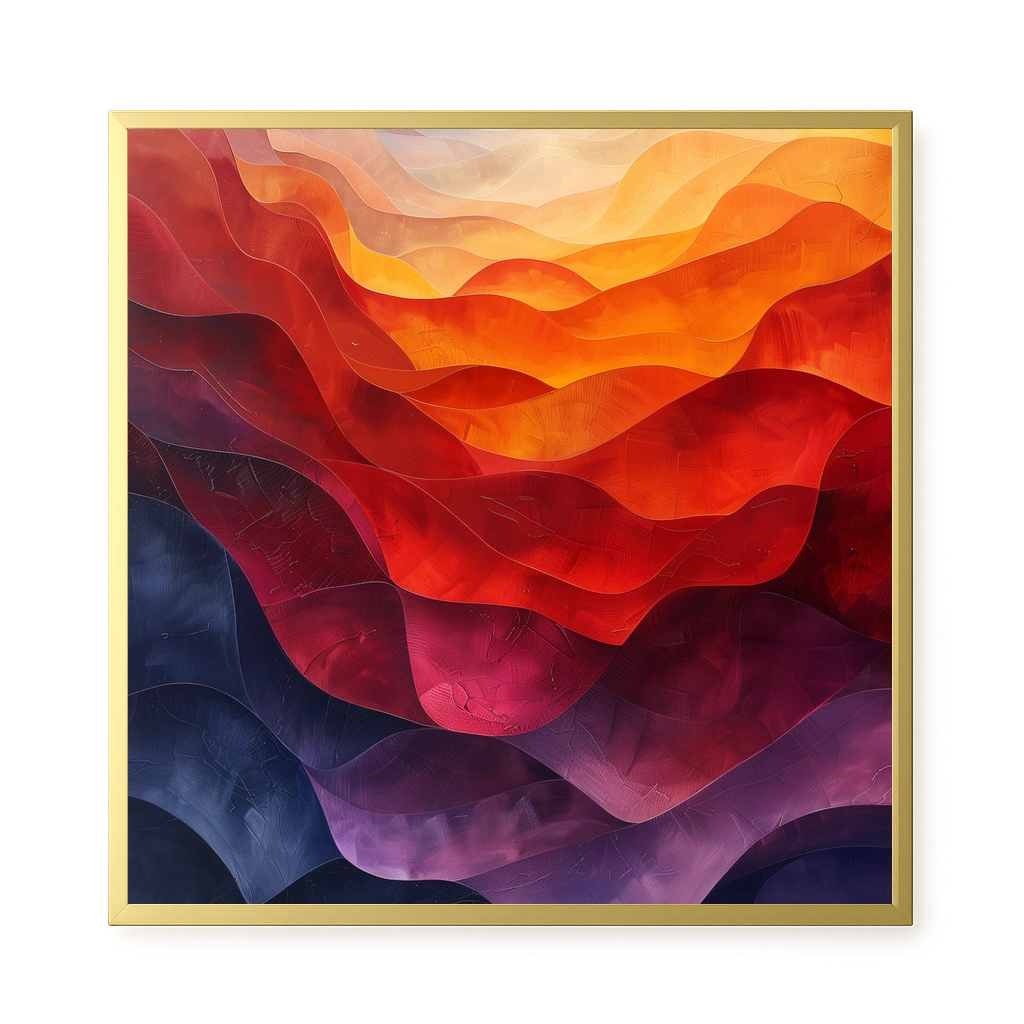 Luminous Layers Canvas Print