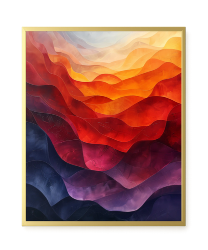 Luminous Layers Canvas Print
