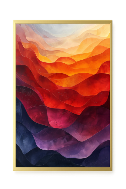 Luminous Layers Canvas Print