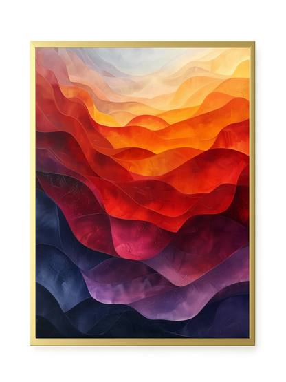 Luminous Layers Canvas Print
