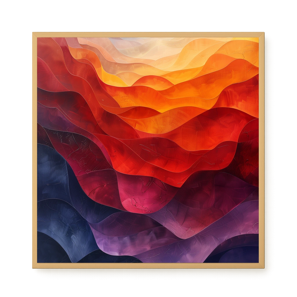 Luminous Layers Canvas Print