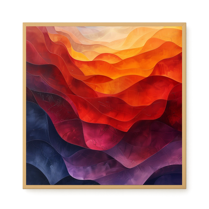 Luminous Layers Canvas Print