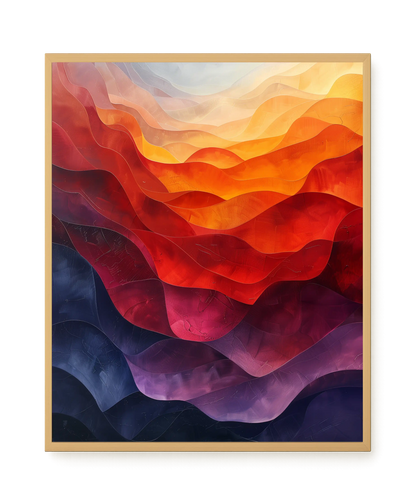 Luminous Layers Canvas Print