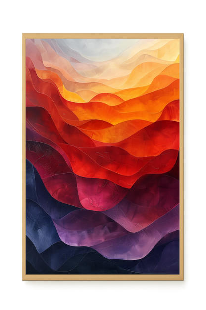 Luminous Layers Canvas Print