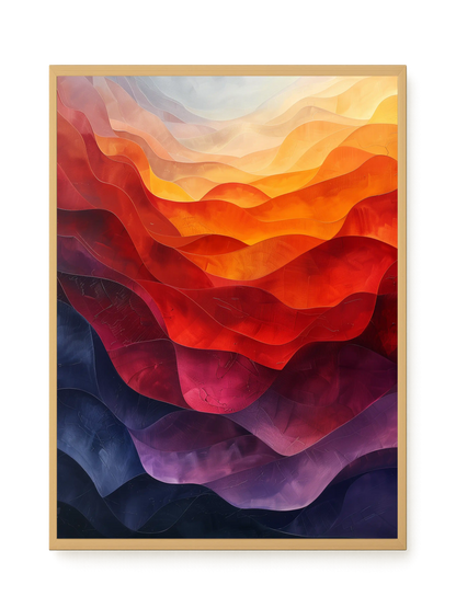 Luminous Layers Canvas Print