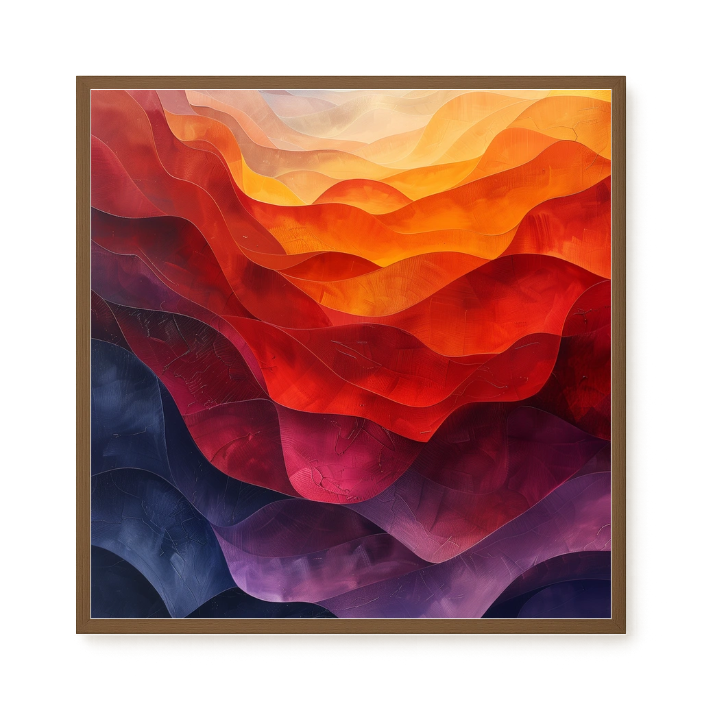 Luminous Layers Canvas Print