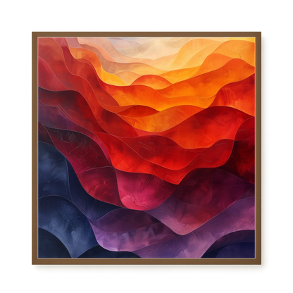 Luminous Layers Canvas Print