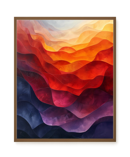 Luminous Layers Canvas Print