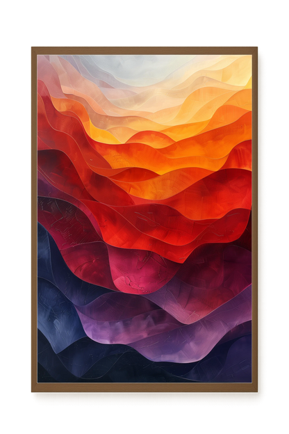 Luminous Layers Canvas Print