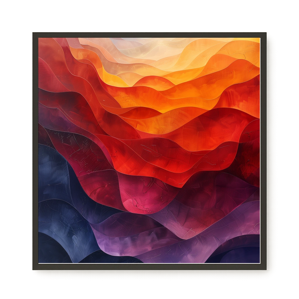Luminous Layers Canvas Print