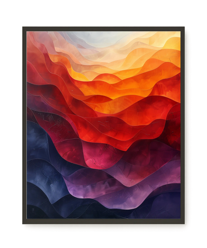 Luminous Layers Canvas Print