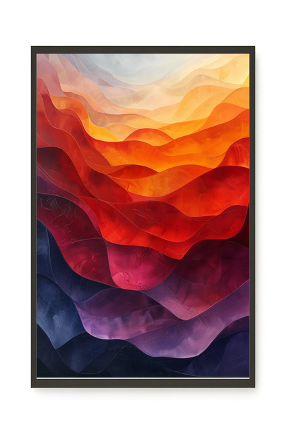 Luminous Layers Canvas Print