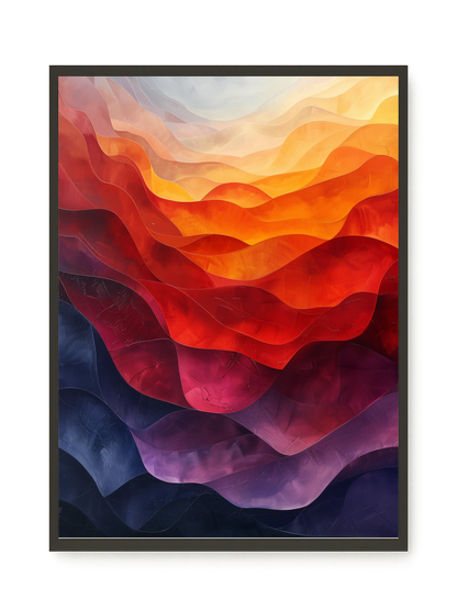 Luminous Layers Canvas Print