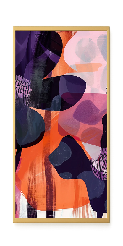Interwoven Blooms Canvas Wall Art