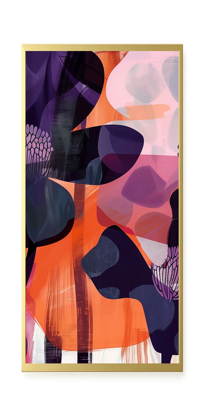 Interwoven Blooms Canvas Wall Art