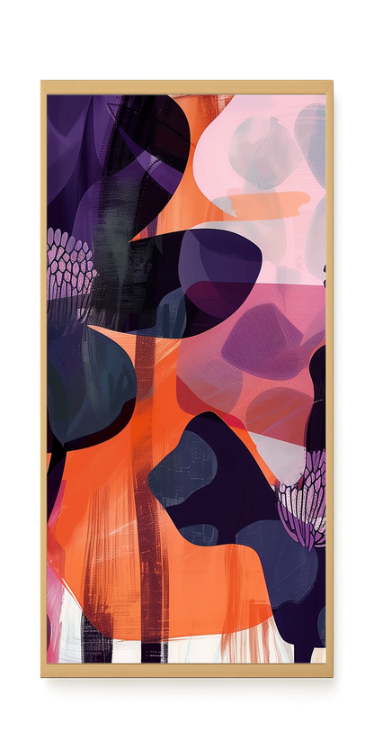 Interwoven Blooms Canvas Wall Art