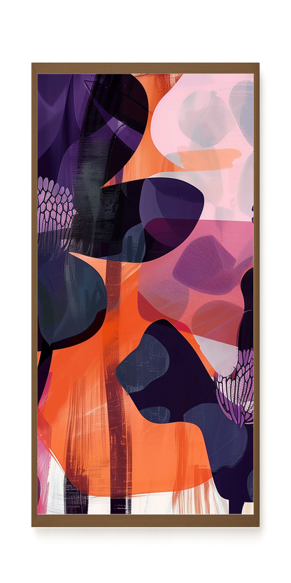 Interwoven Blooms Canvas Wall Art