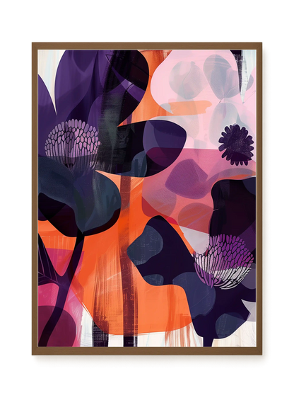 Interwoven Blooms Canvas Wall Art