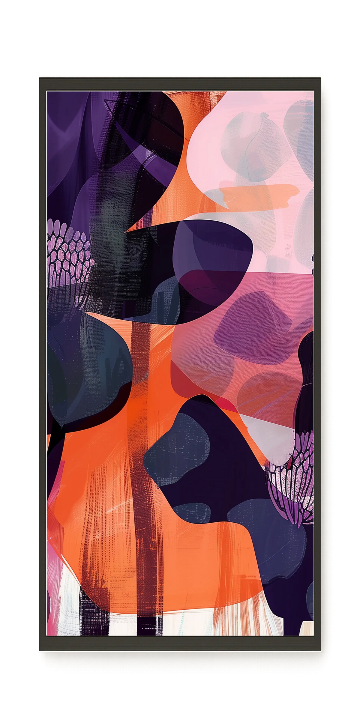 Interwoven Blooms Canvas Wall Art