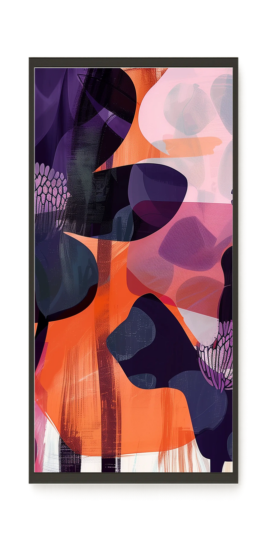 Interwoven Blooms Canvas Wall Art