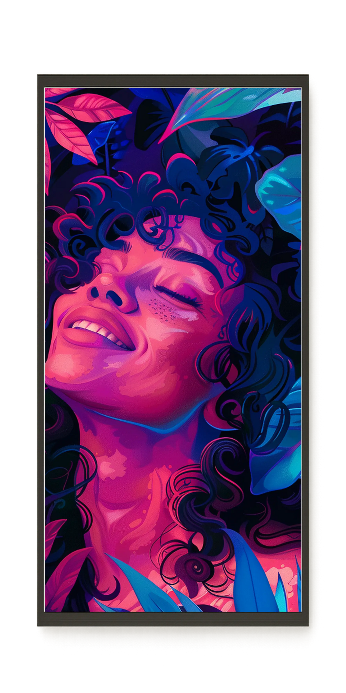Futuristic Energy Canvas Wall Art