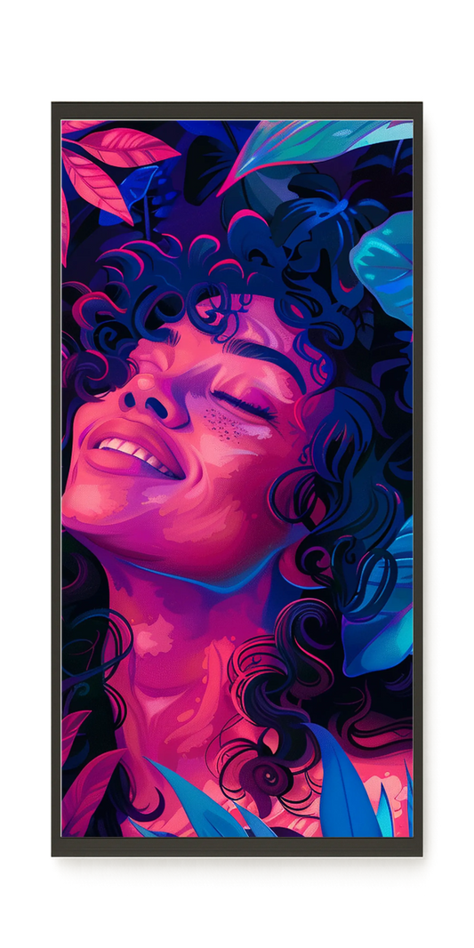 Futuristic Energy Canvas Wall Art