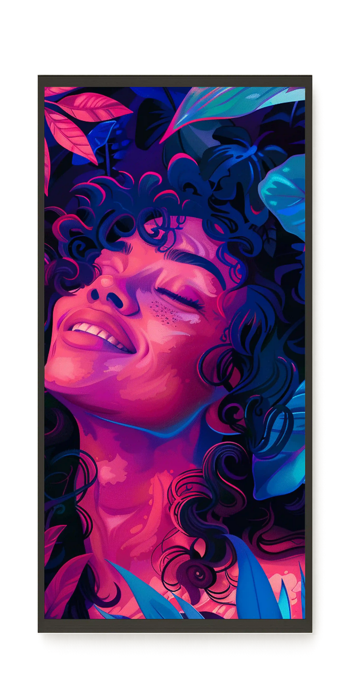 Futuristic Energy Canvas Wall Art