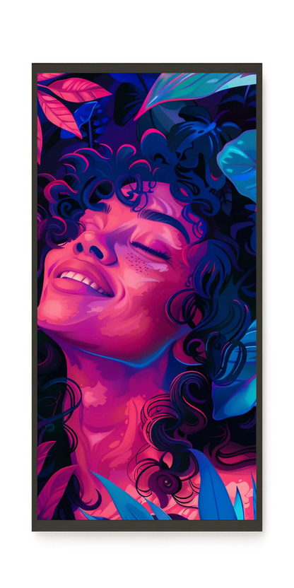 Futuristic Energy Canvas Wall Art
