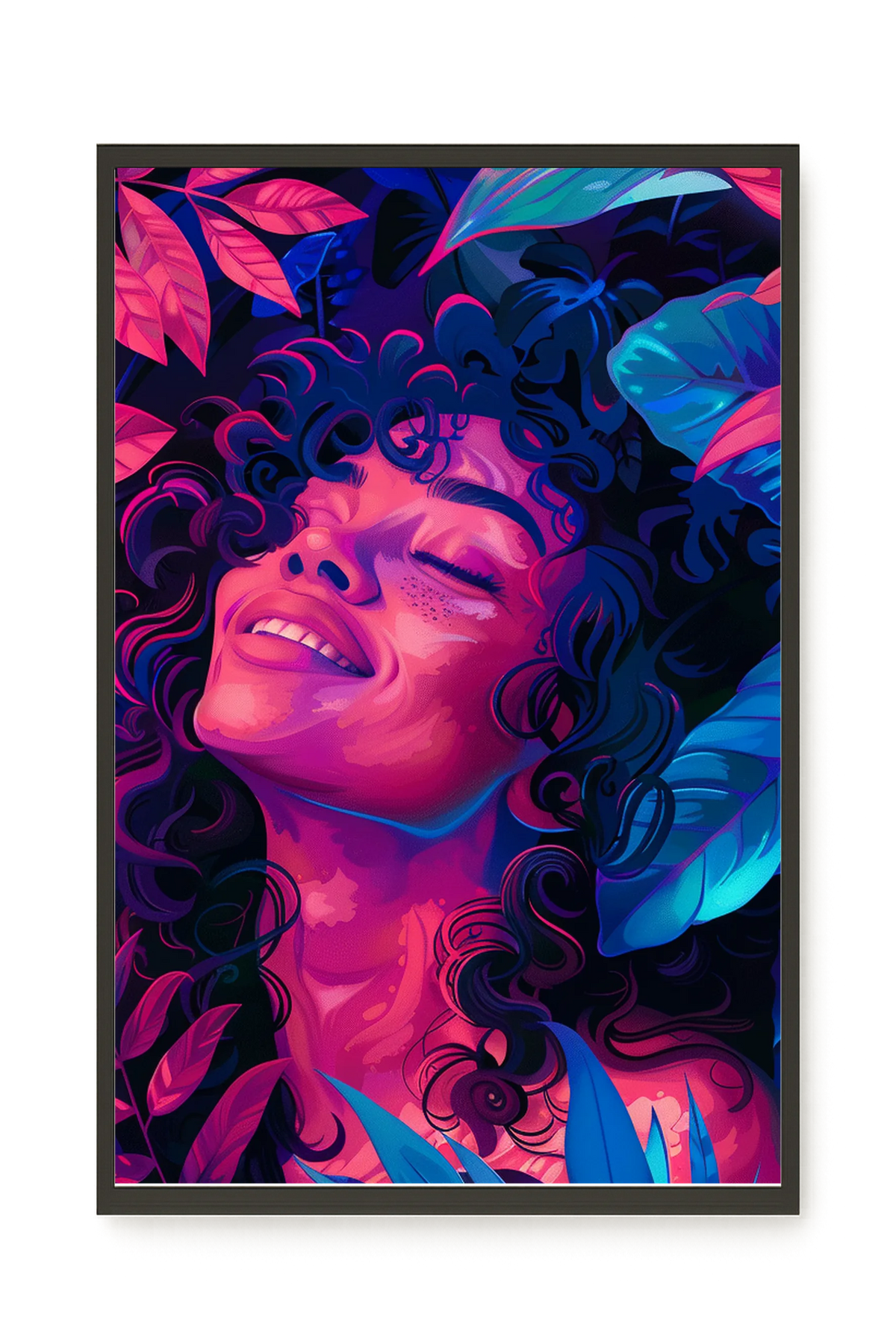 Futuristic Energy Canvas Wall Art