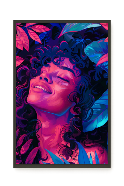 Futuristic Energy Canvas Wall Art