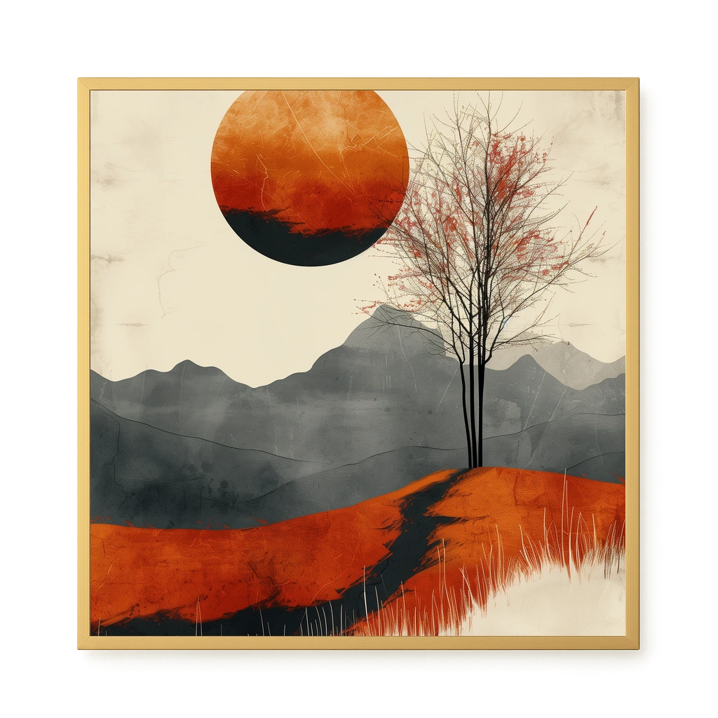 Flaming Legend Canvas Print