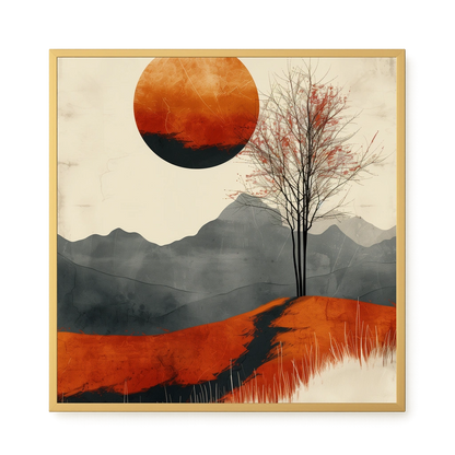 Flaming Legend Canvas Print