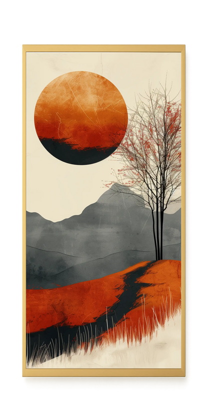 Flaming Legend Canvas Print