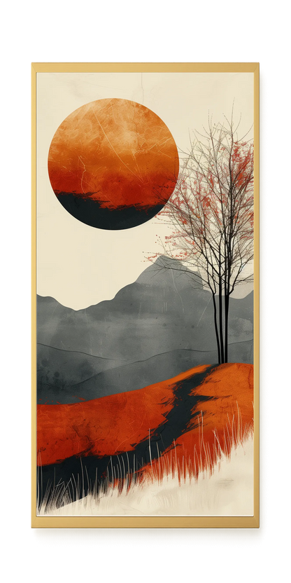 Flaming Legend Canvas Print