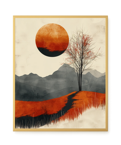 Flaming Legend Canvas Print