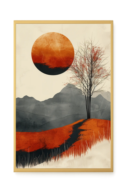 Flaming Legend Canvas Print