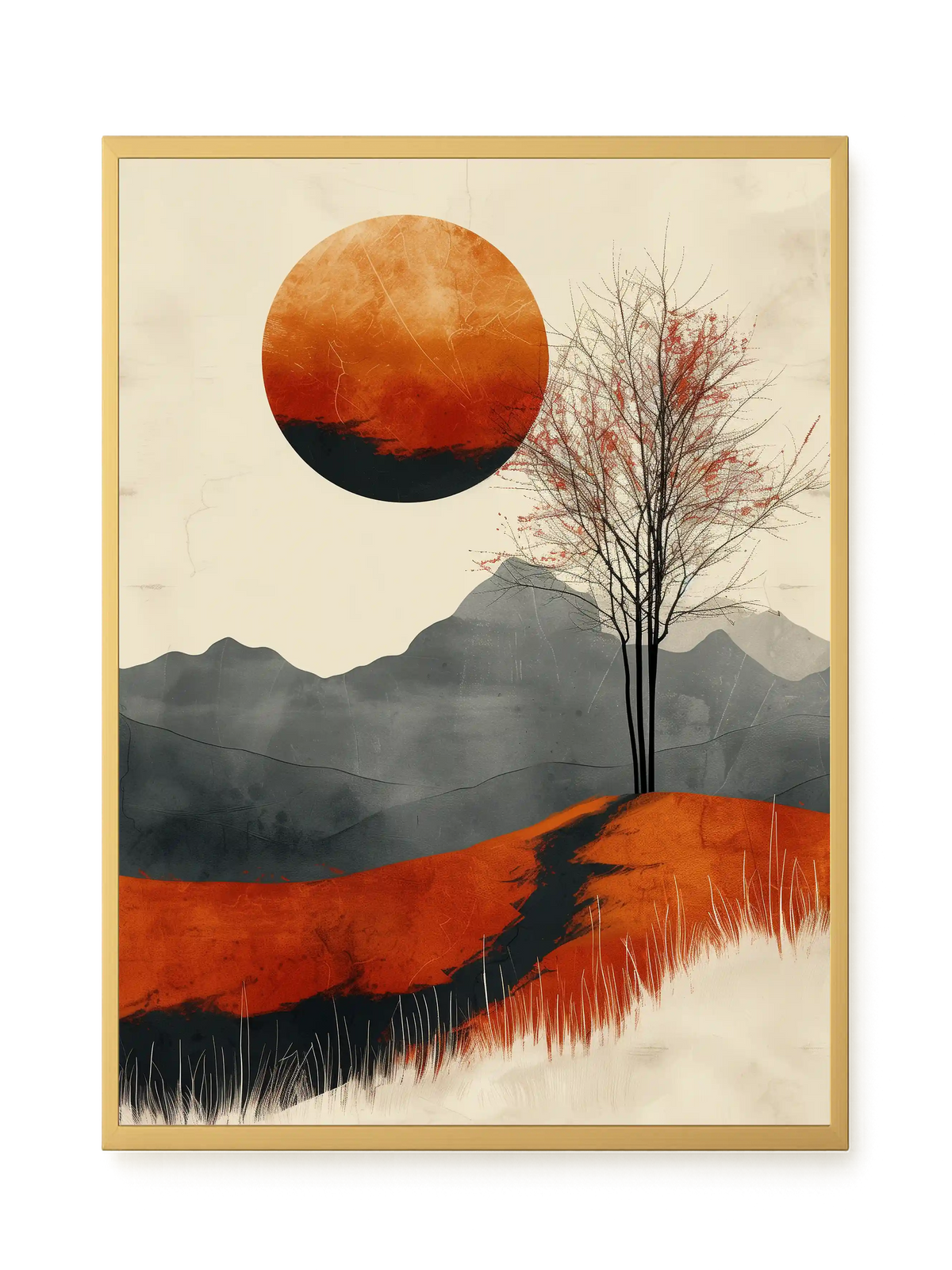 Flaming Legend Canvas Print