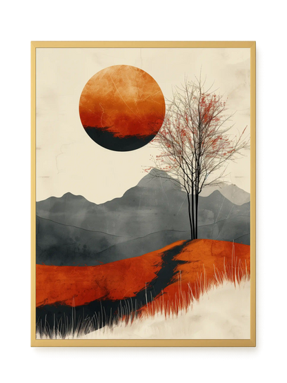 Flaming Legend Canvas Print
