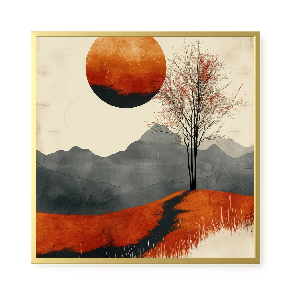 Flaming Legend Canvas Print