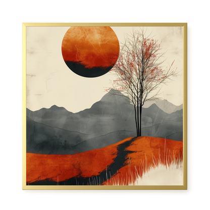 Flaming Legend Canvas Print